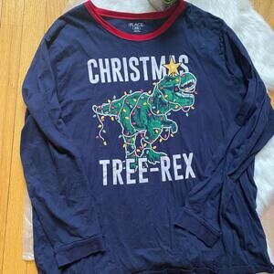 Kids' Christmas Tree-Rex Long Sleeve Top